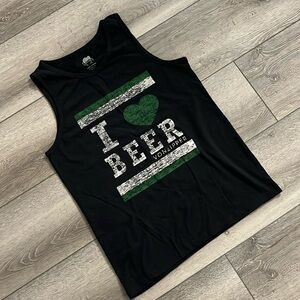 Vonzipper size Large tank top I love beer